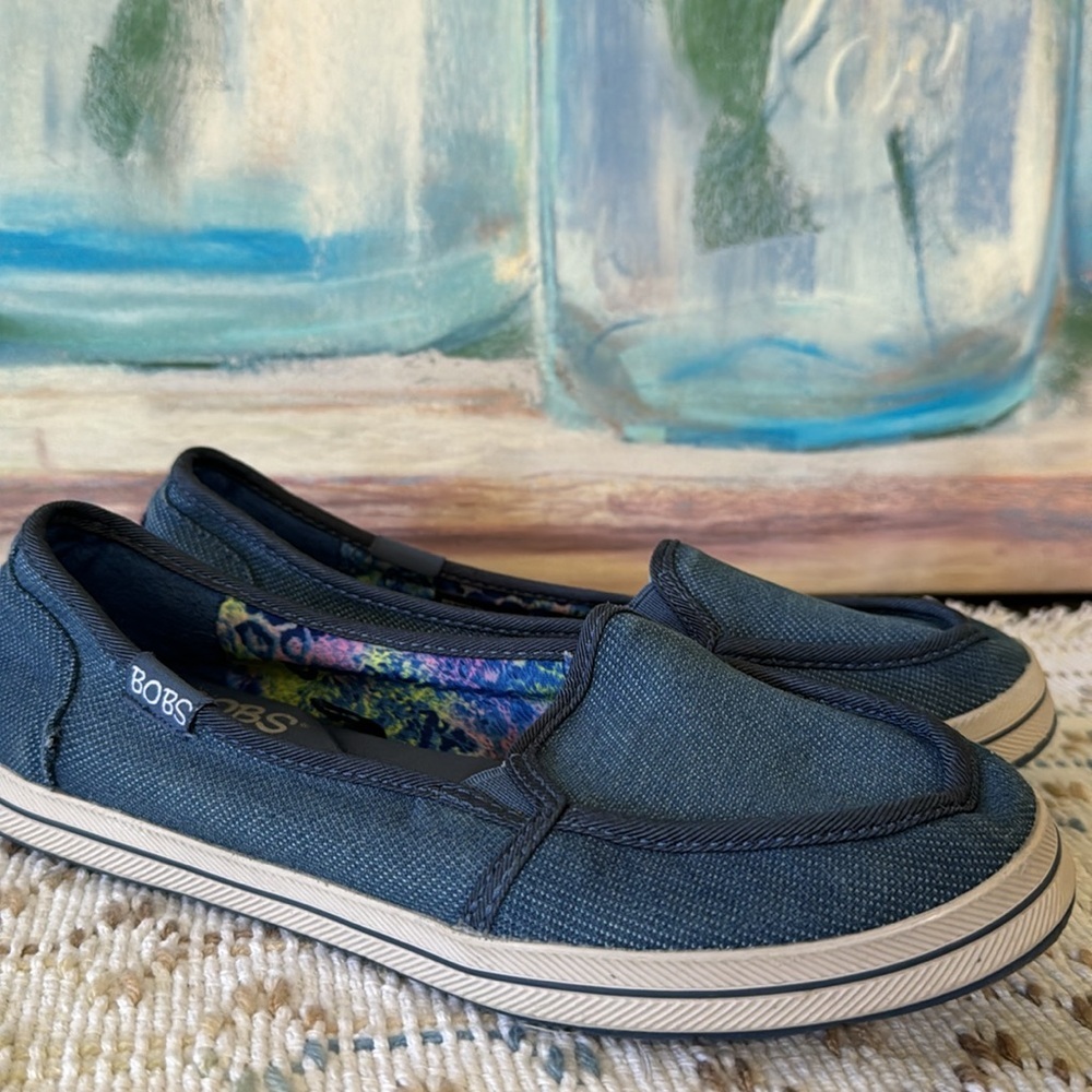 BOBS from Skechers Denim Blue Loafers